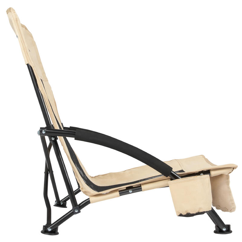 VirtuFit Scaun de Plaja Pliabil - Bej