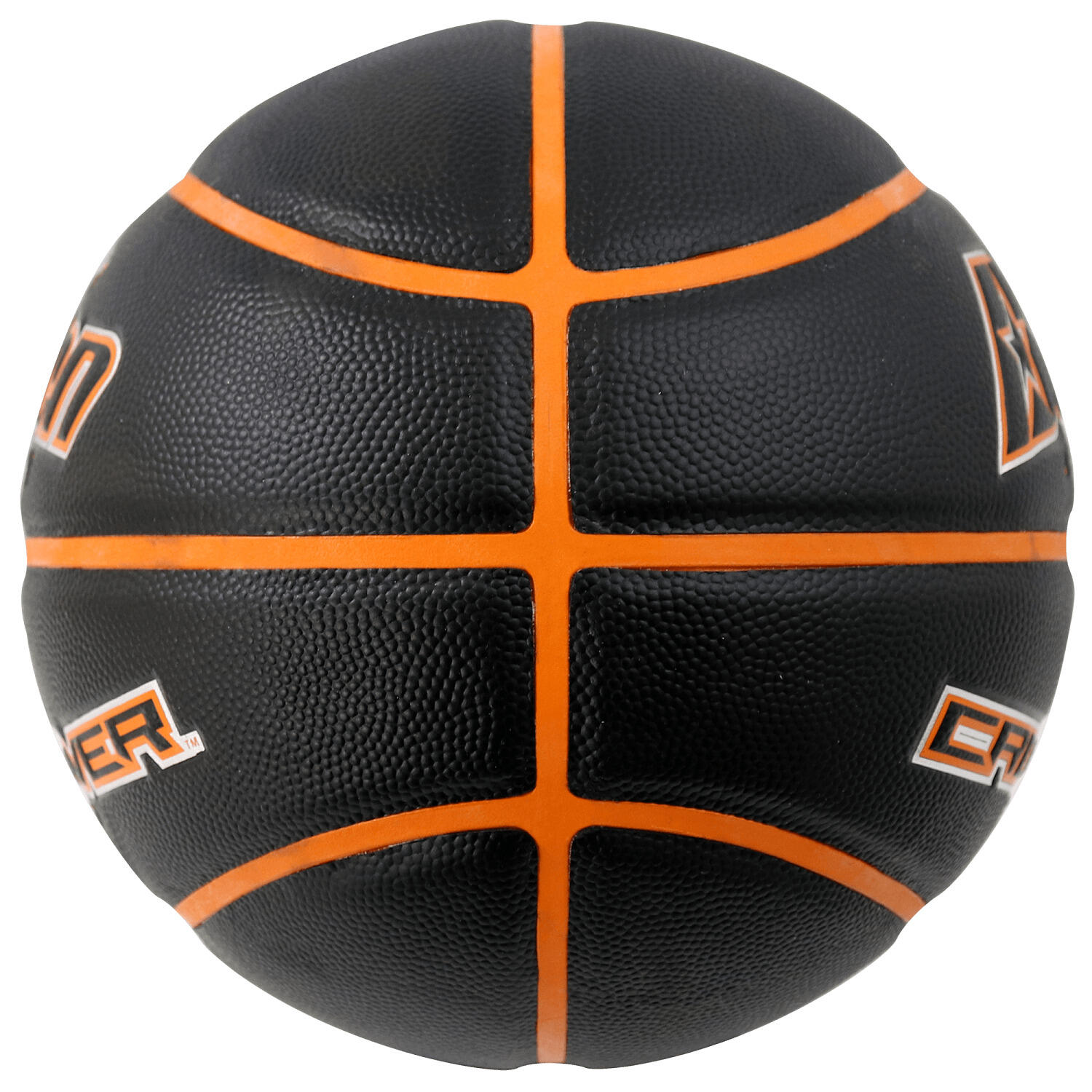 Basketball Crossover Größe 5 Schwarz-Orange Basketball Unisex Schwarz-Orange 2/3