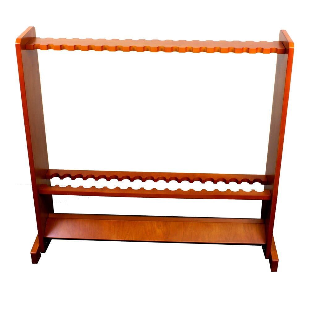 Pool Snooker Billiard Cue Fishing Rod Floor Rack Holder For 36 Cues