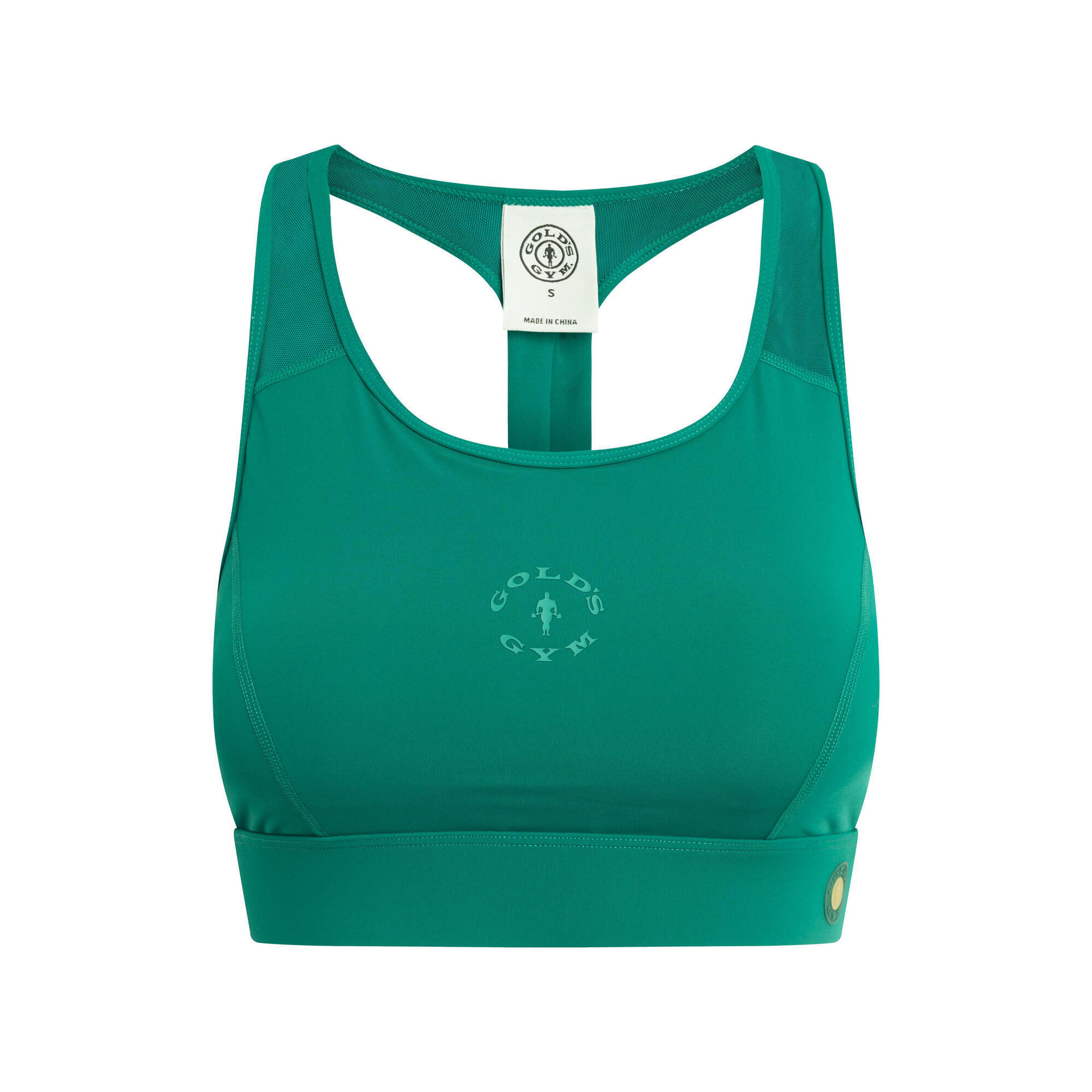 Gold's Gym - Brassière De Sport Nadia À Feuilles Persistantes Respirant Séchage Rapide - Soutien-gorge - Vert - 36 Xs - Decathlon