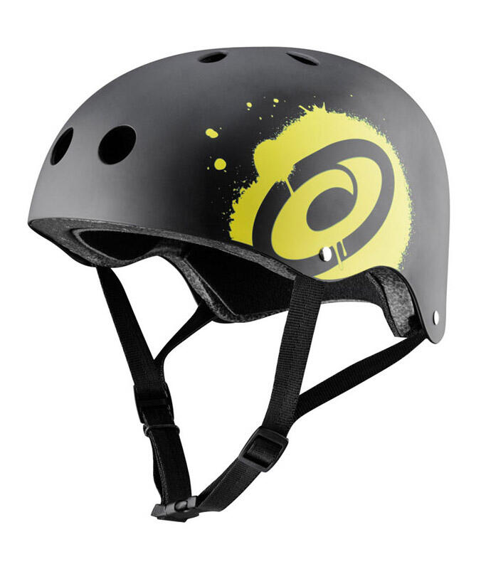 OSPREY ACTION SPORTS Osprey Skate Helmet, Adjustable Black Protective Helmet for Wheel Sports
