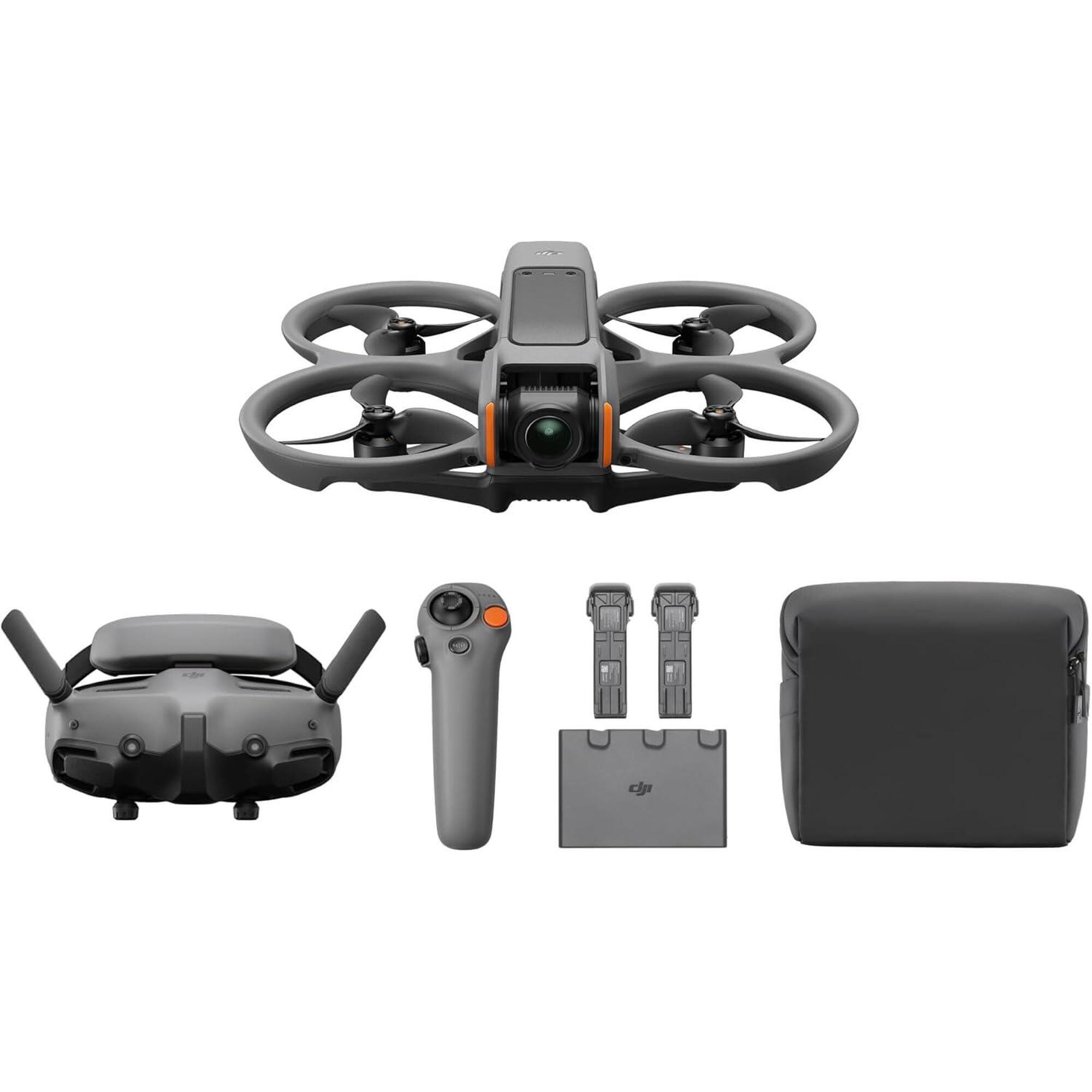 Dji - Pack Drone Dji Avata 2 Fly More Combo Avec 3 Batteries - Drone - Gris - Taille Unique - Decathlon