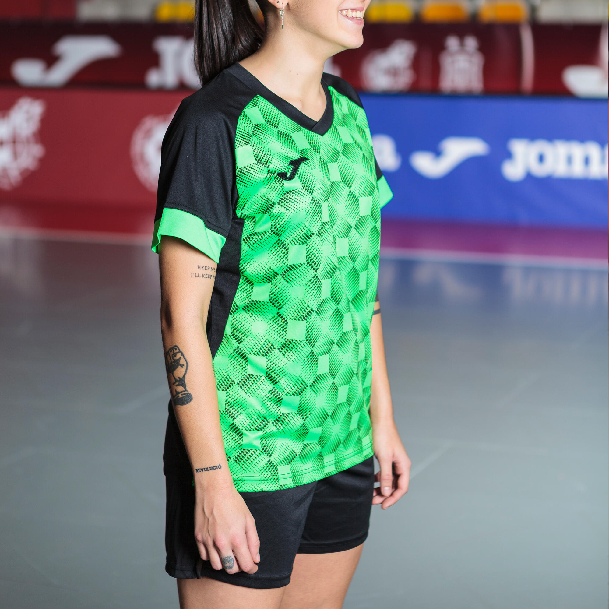 T-shirt Vrouw Joma Courtes Supernova III Groen 3/5