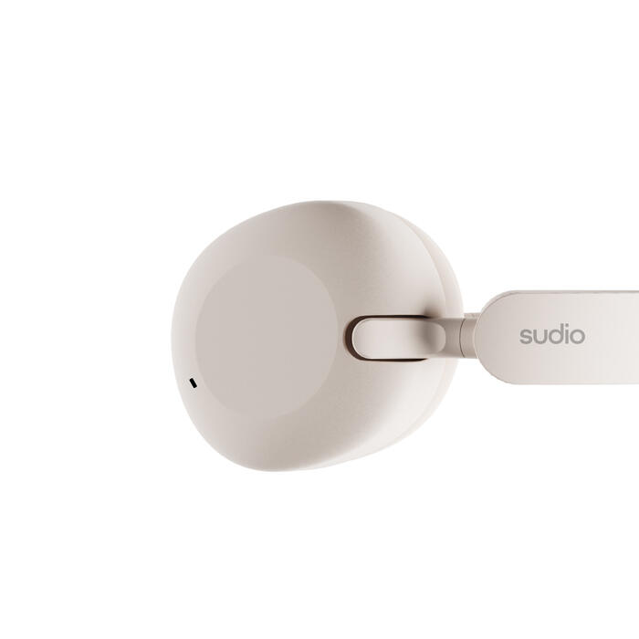 Casque audio arceau sans fil Bluetooth Sudio K2 avec réduction de bruit crème 3/5