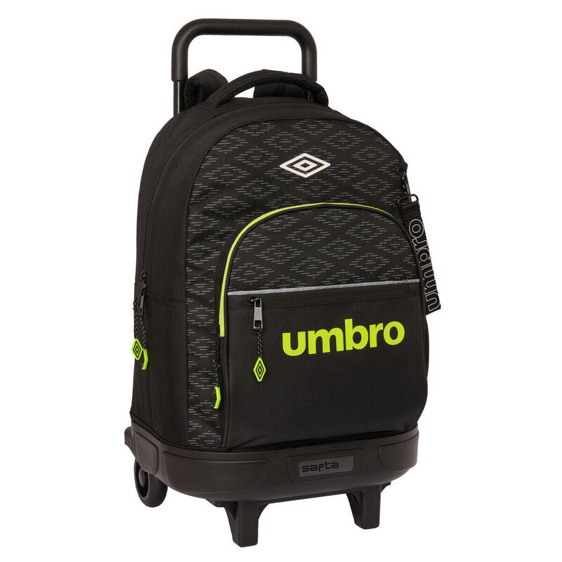 Mochila Escolar con Ruedas Umbro Lima Negro