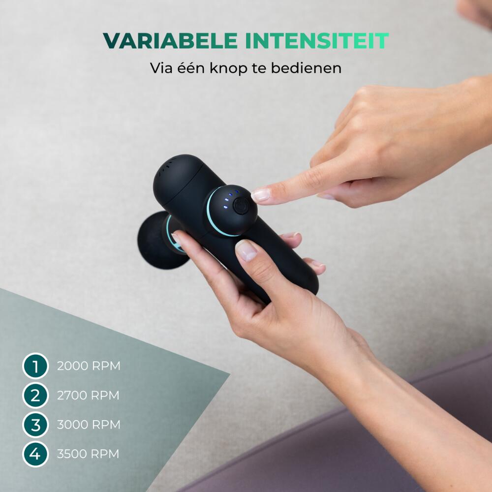 Pistolet De Massage Musculaire Professionnel - Rechargeable, Sans Fil, 5 Vitesses - Mini Format