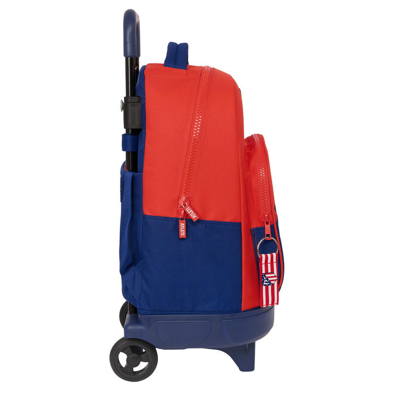 Mochila Escolar con Ruedas Atlético Madrid Azul