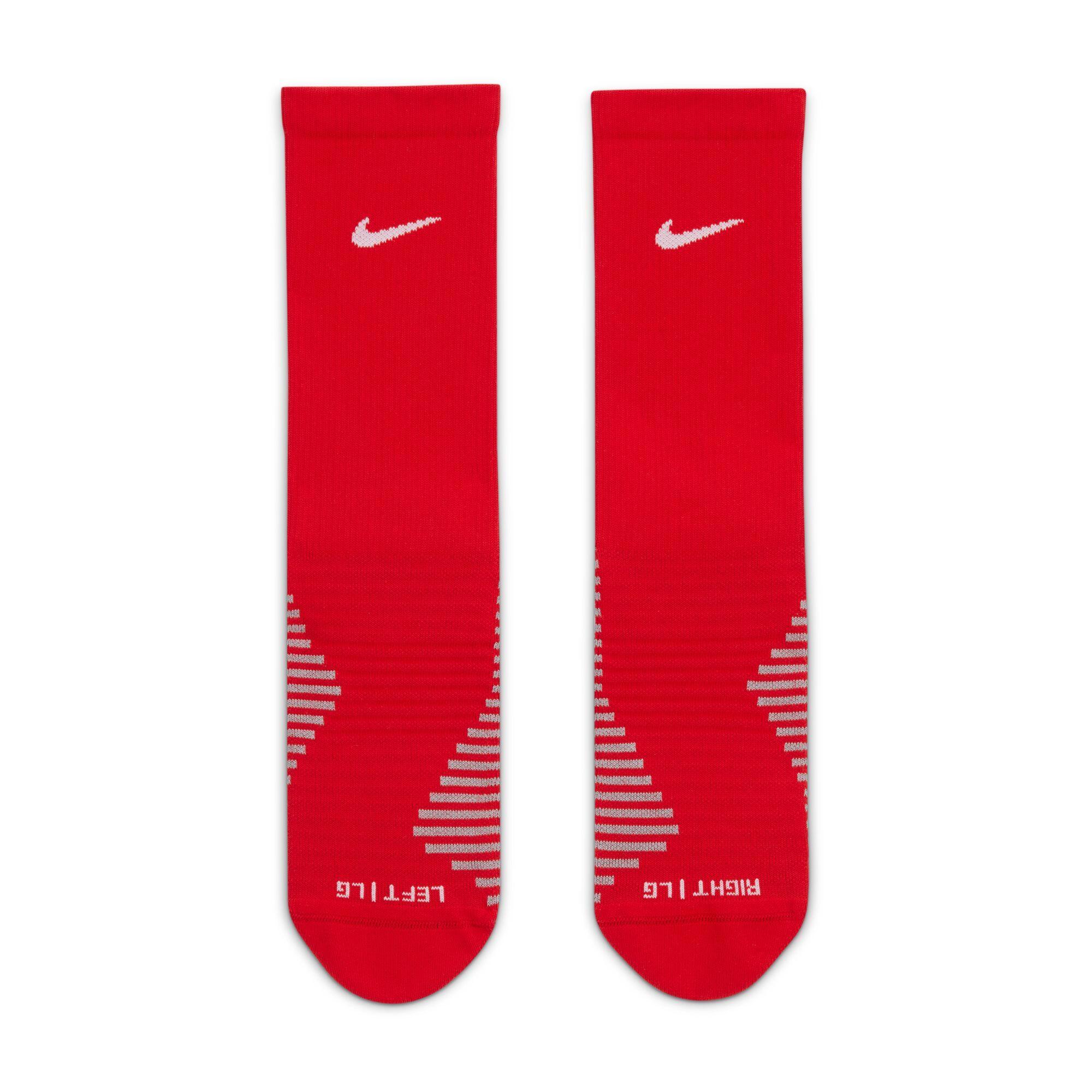 Calze da calcio nike rosso 3/4