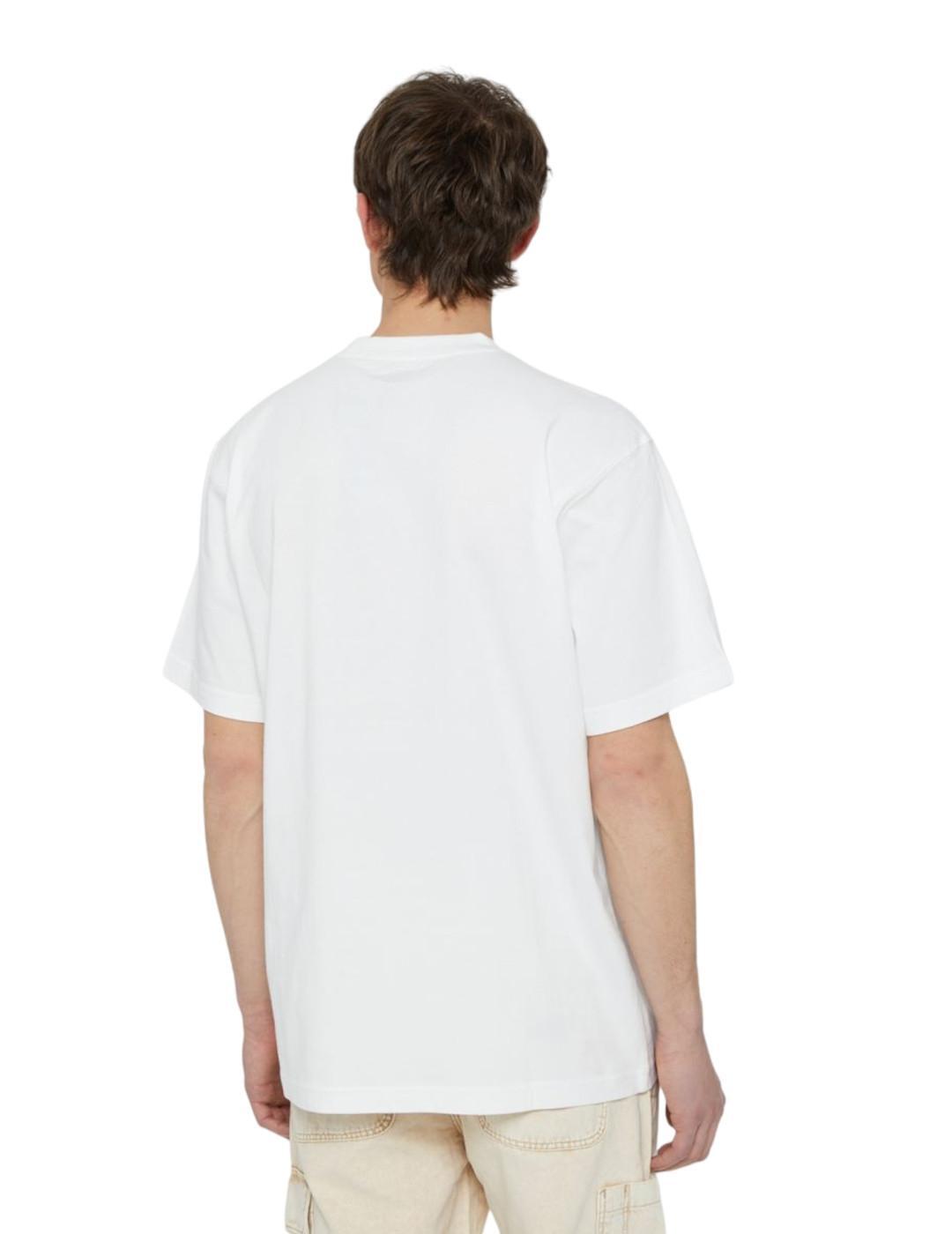 Camisetas para Hombre Dickies  Blanco 4/4