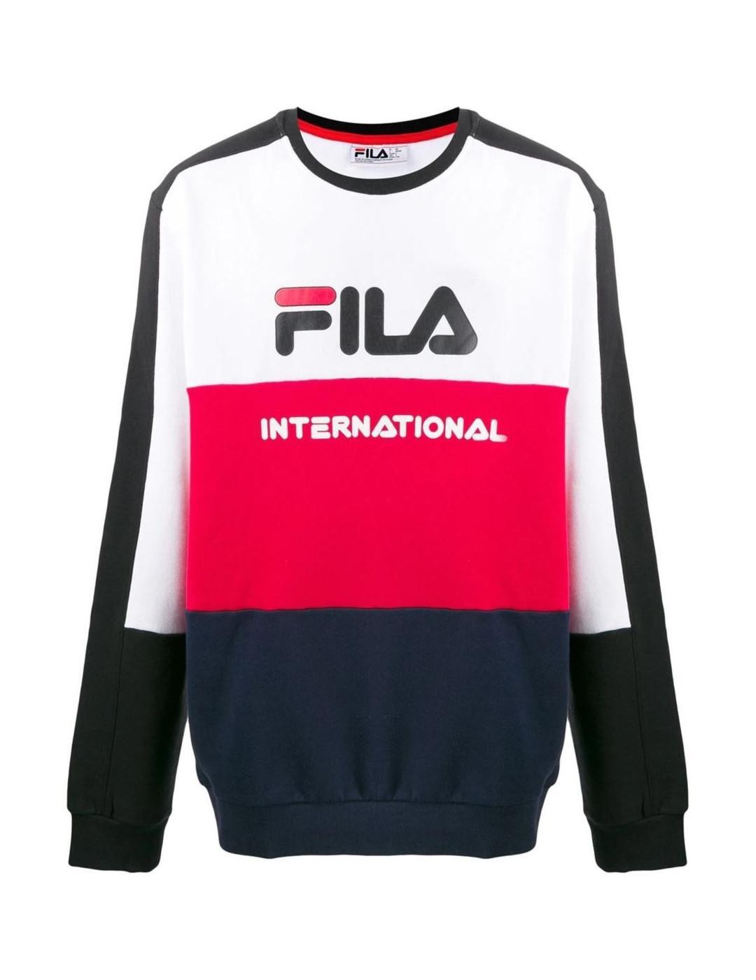 Sweatshirts polaires pour hommes Fila 684586 Multicolor 1/3