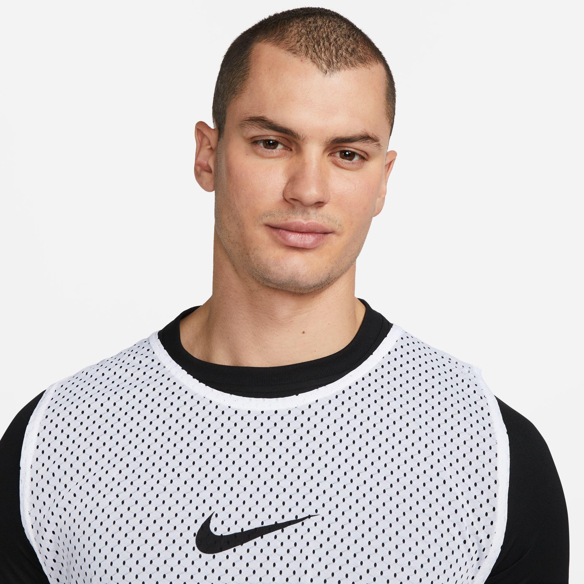 Pettorina da allenamento nike bianco 2/4