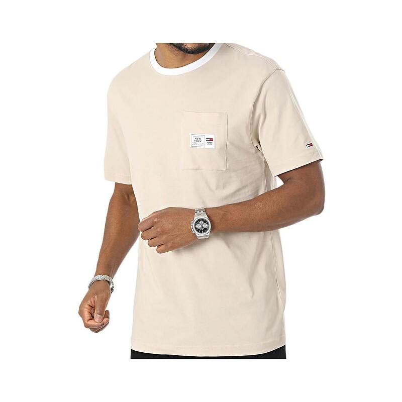 Camisetas para Hombre Tommy hilfiger  Beige