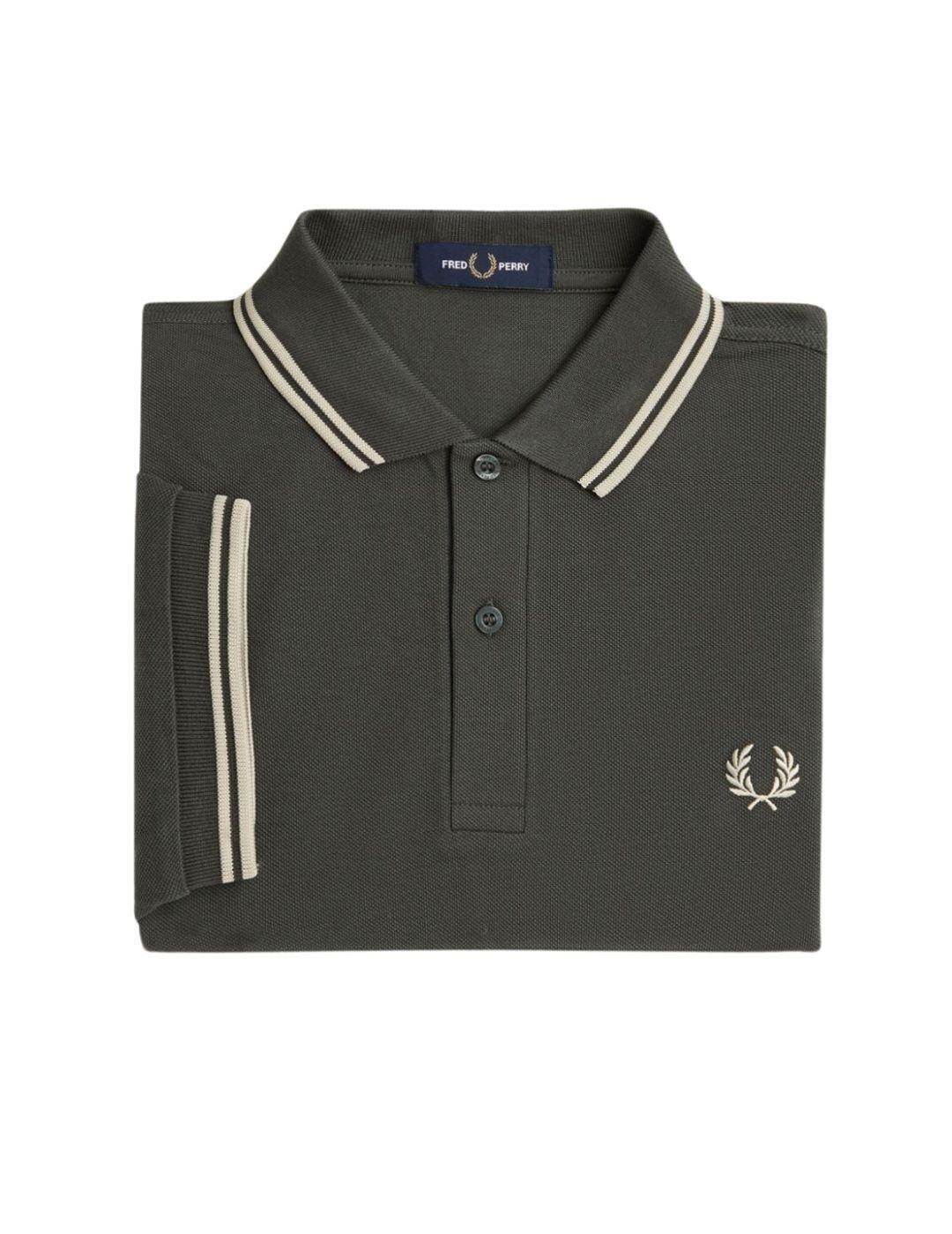 Camisetas para Hombre Fred perry  Verde 3/4