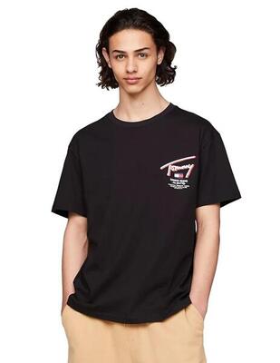 Men's Tommy Hilfiger Black T-shirts