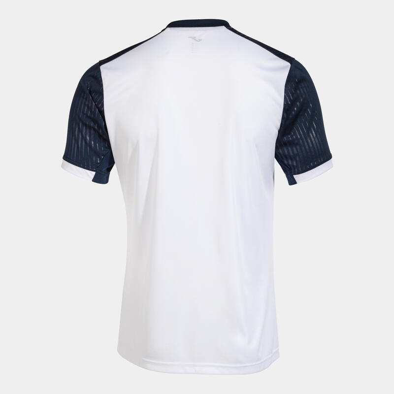 Camiseta Manga Corta Pádel Hombre Joma Montreal Blanco