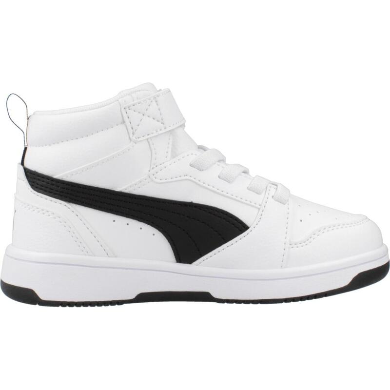 Dětské střední tenisky Rebound V6 PUMA White Black