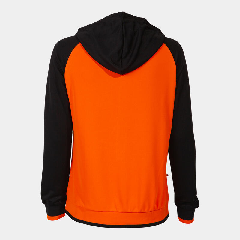 Chaqueta Con Capucha Fútbol Mujer Joma Supernova II Naranja