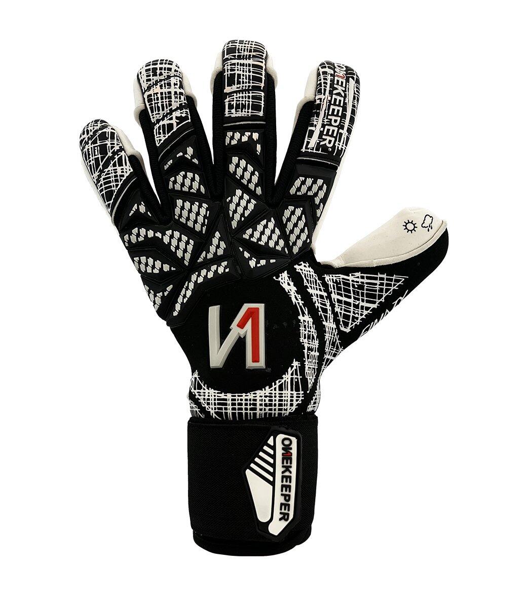 Onekeeper Keepershandschoenen Finaty Zwart/Wit Junior 3/5