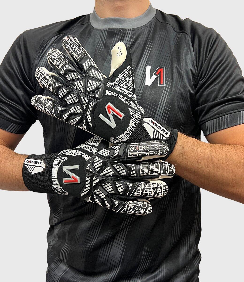 Onekeeper Keepershandschoenen Finaty Zwart/Wit Junior 2/5