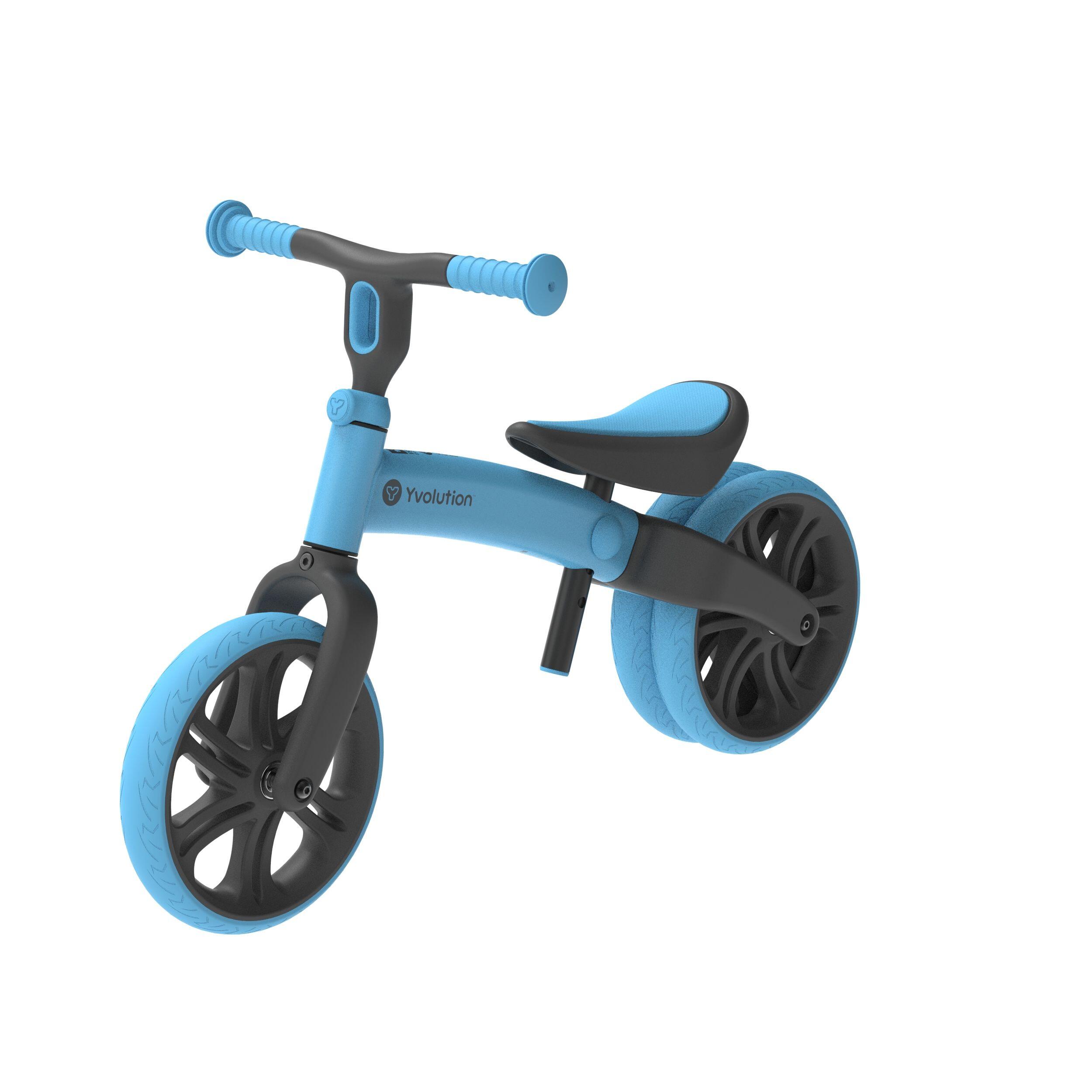 Bicicletta equilibrio, bambino/bambina, Yvelo Junior, azzurra 1/5