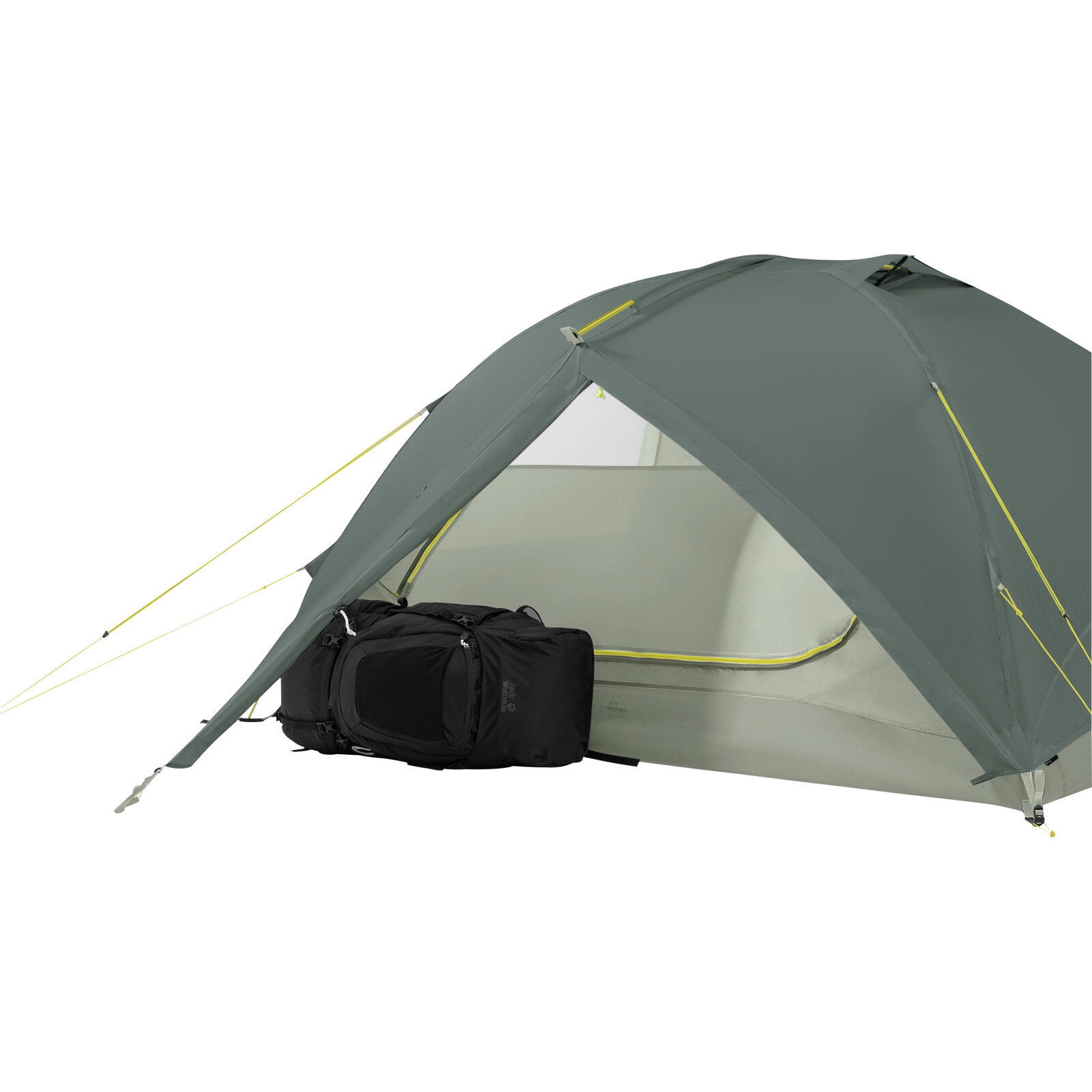 3-Personen-Zelt Real Dome Lite III hedge green 6/6