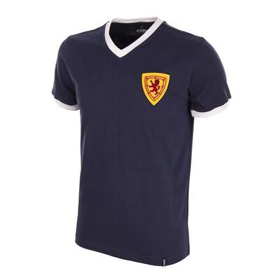 Retro voetbalshirt - heren - schotland 1960 - blauw