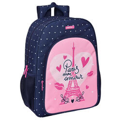 Mochila Escolar Safta Paris Rosa