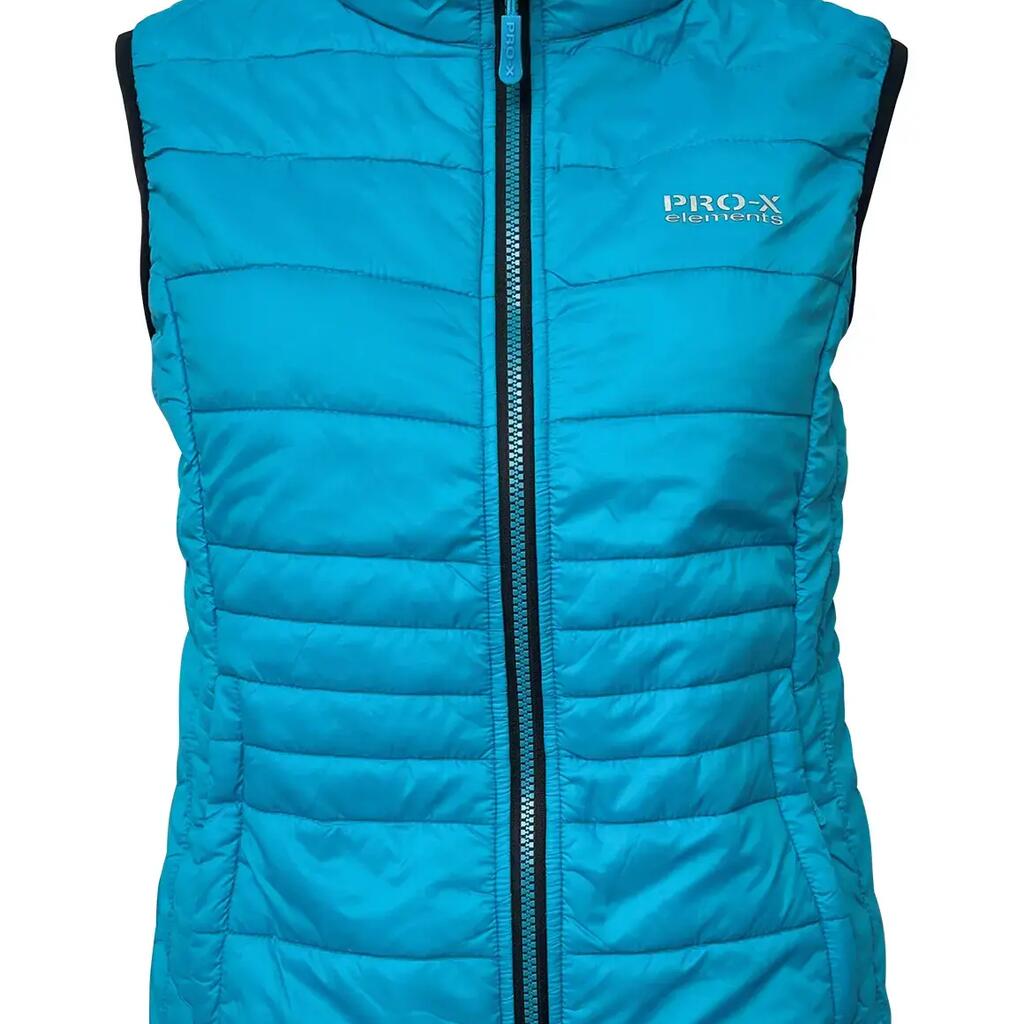 Women's Quilted Vest IRMA Neon Turquoise