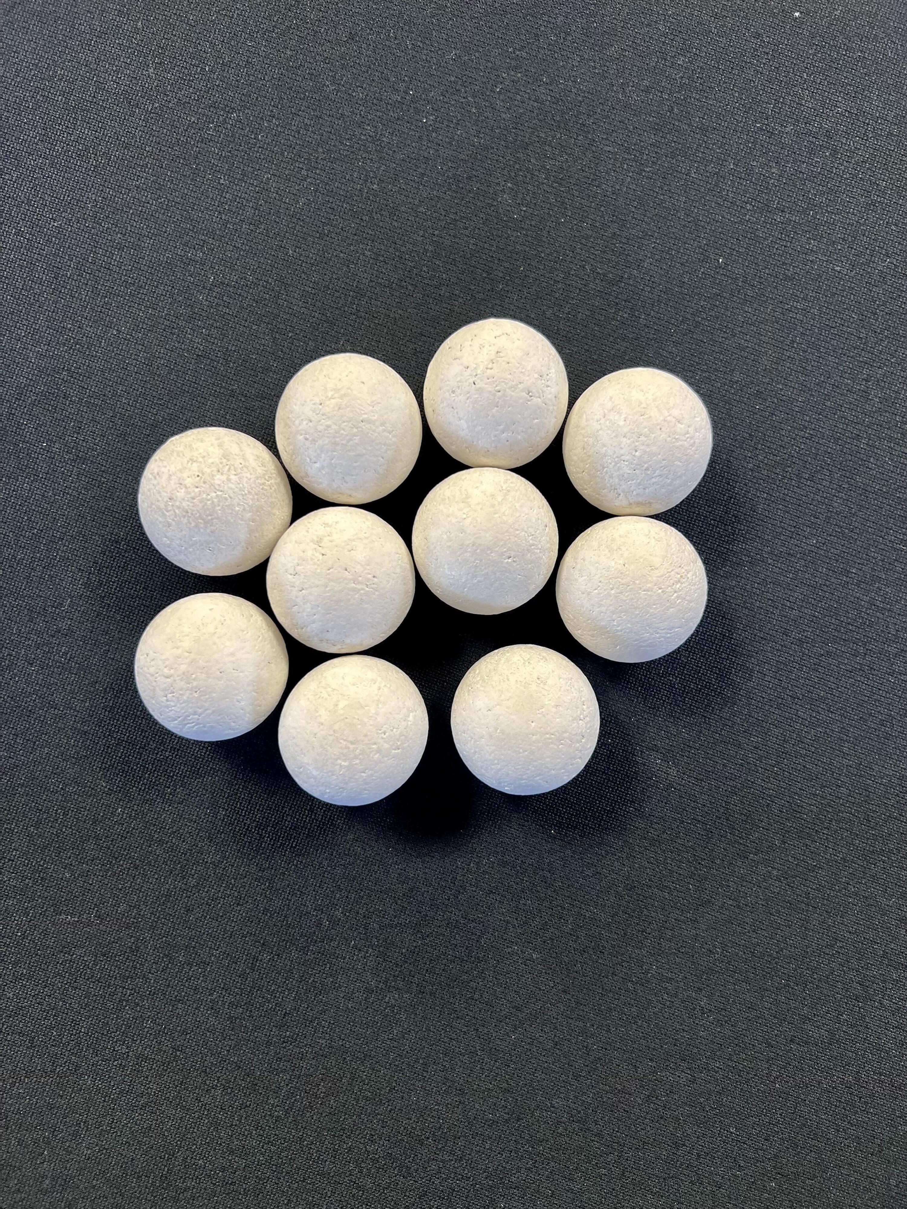 LOT 10 BALLES PLASTIQUES BABYFOOT 1/3