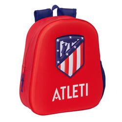 Mochila Escolar 3D Atlético Madrid Rojo