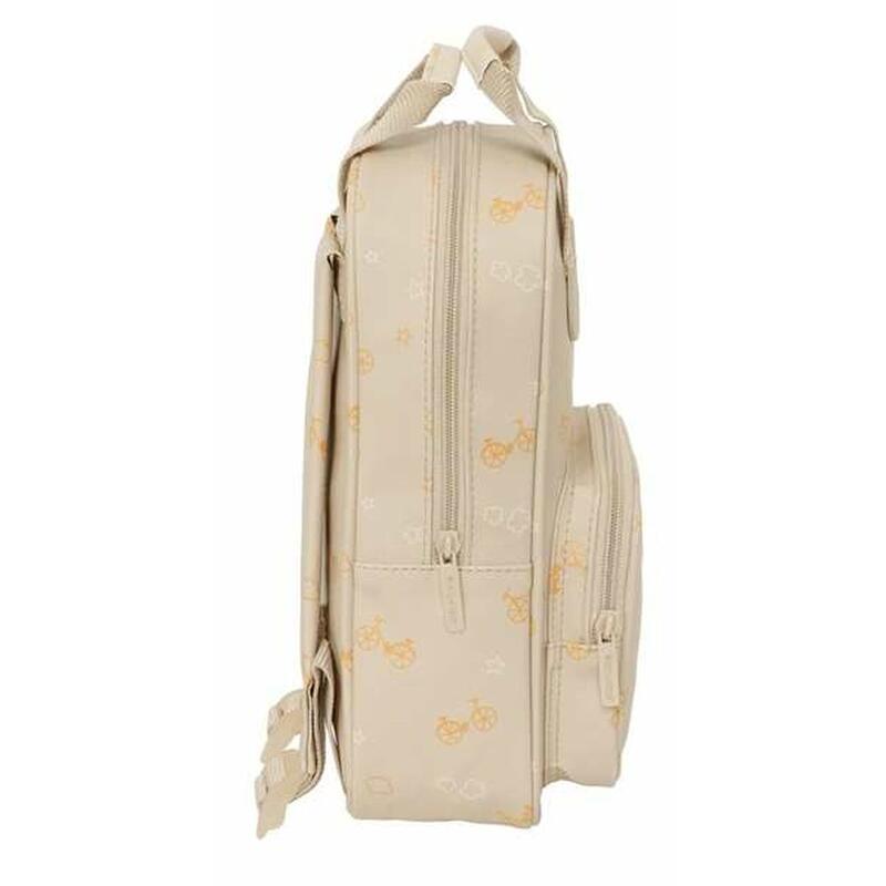 Mochila Infantil Safta Osito Beige