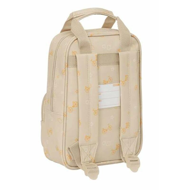 Mochila Infantil Safta Osito Beige