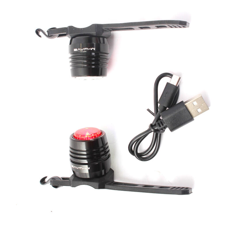 Set de lumini LED pentru biciclete KHE M-Wave MINI