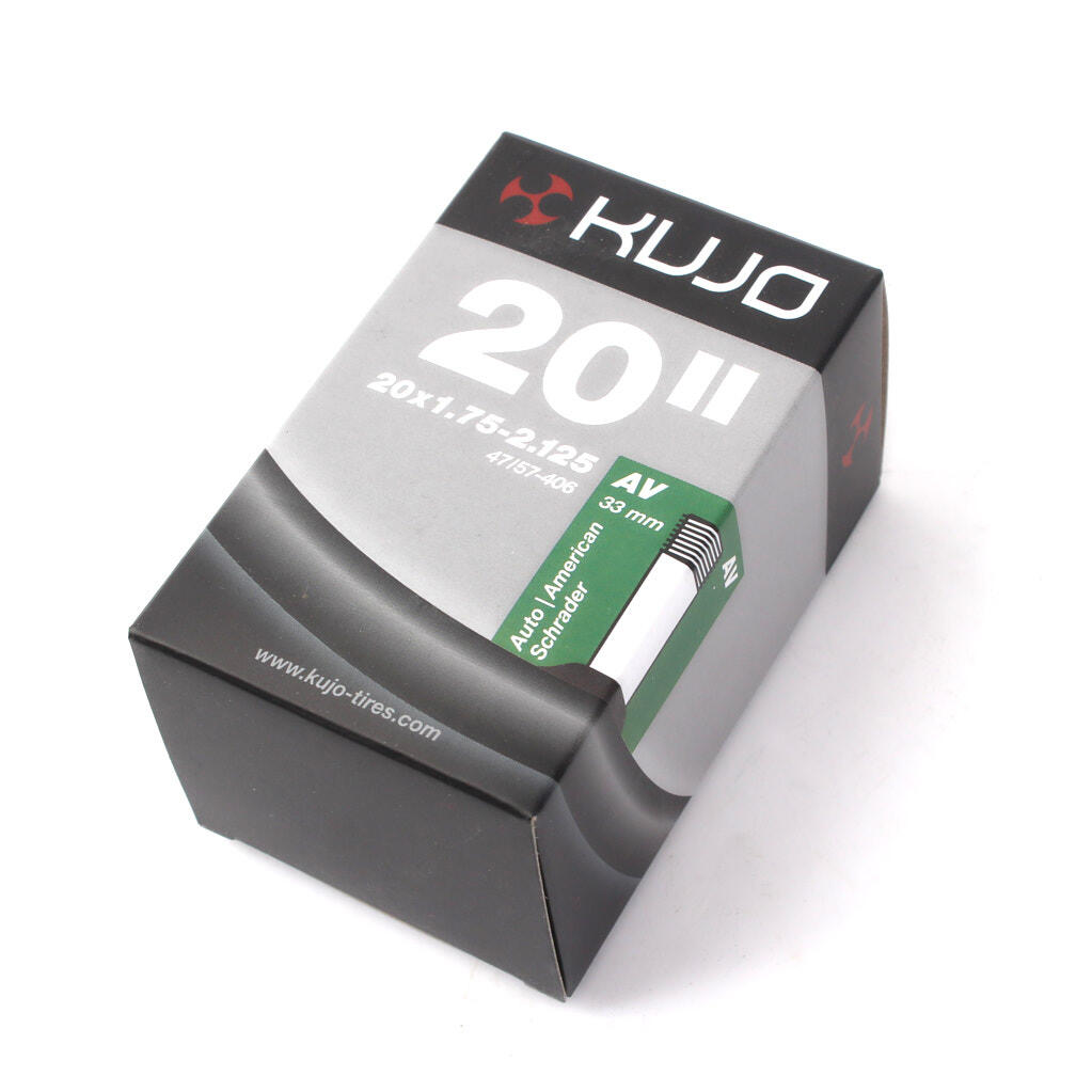 20-inch KUJO bicycle inner tube x 1.75–2.125-inch AV