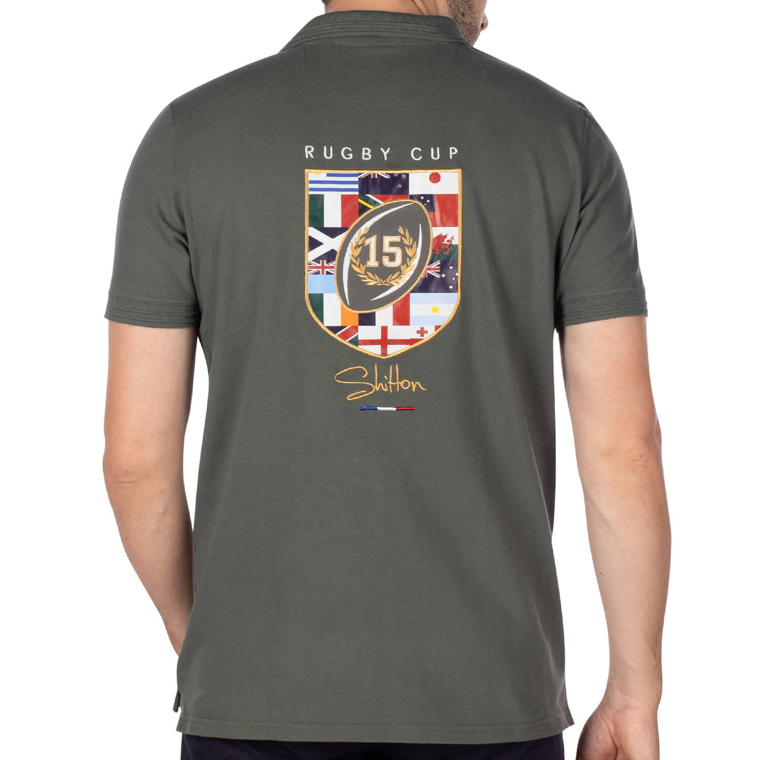 Polo rugby cup NATIONS homme 2/5
