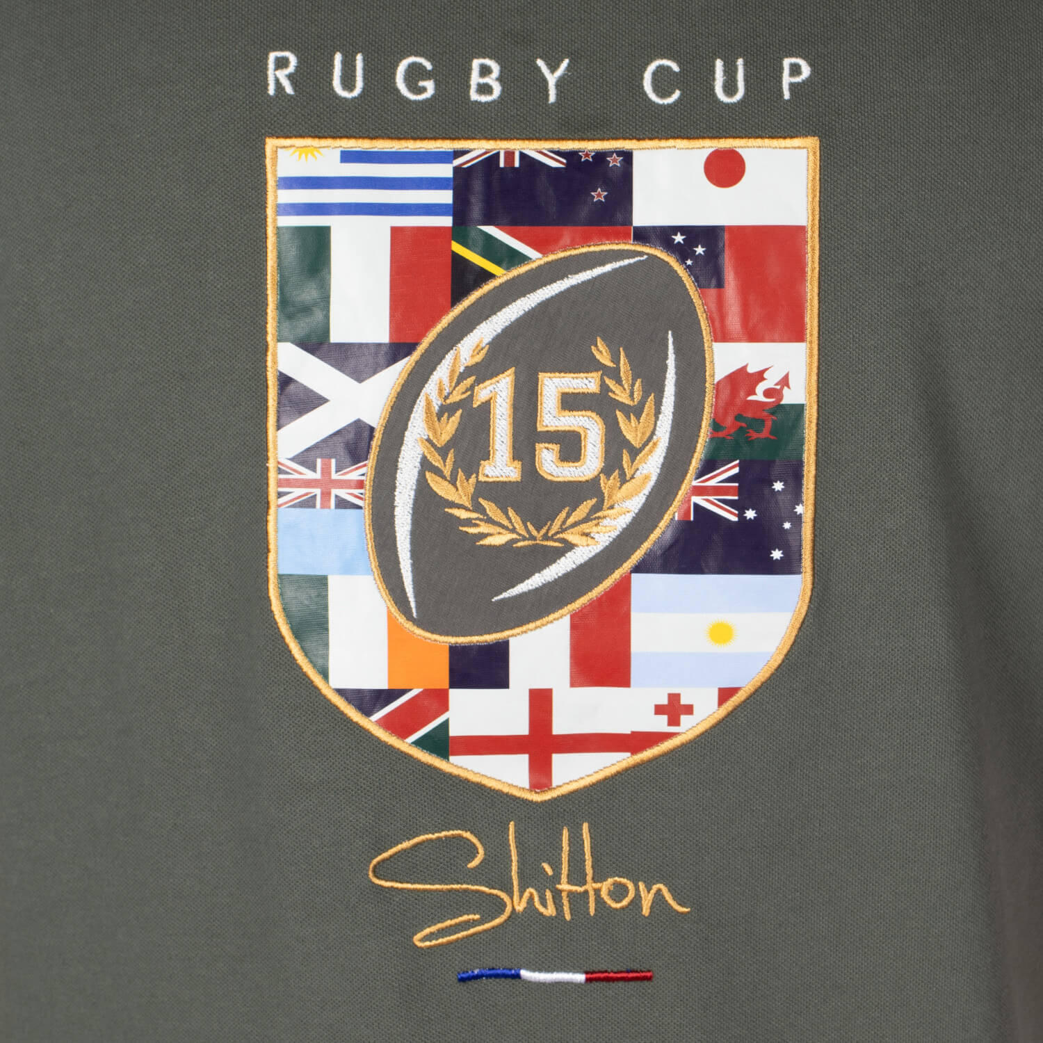 Polo rugby cup NATIONS homme 3/5