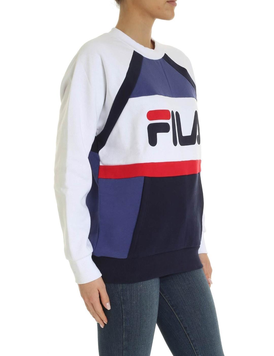Felpe pile per donna Fila Emi blu 2/3