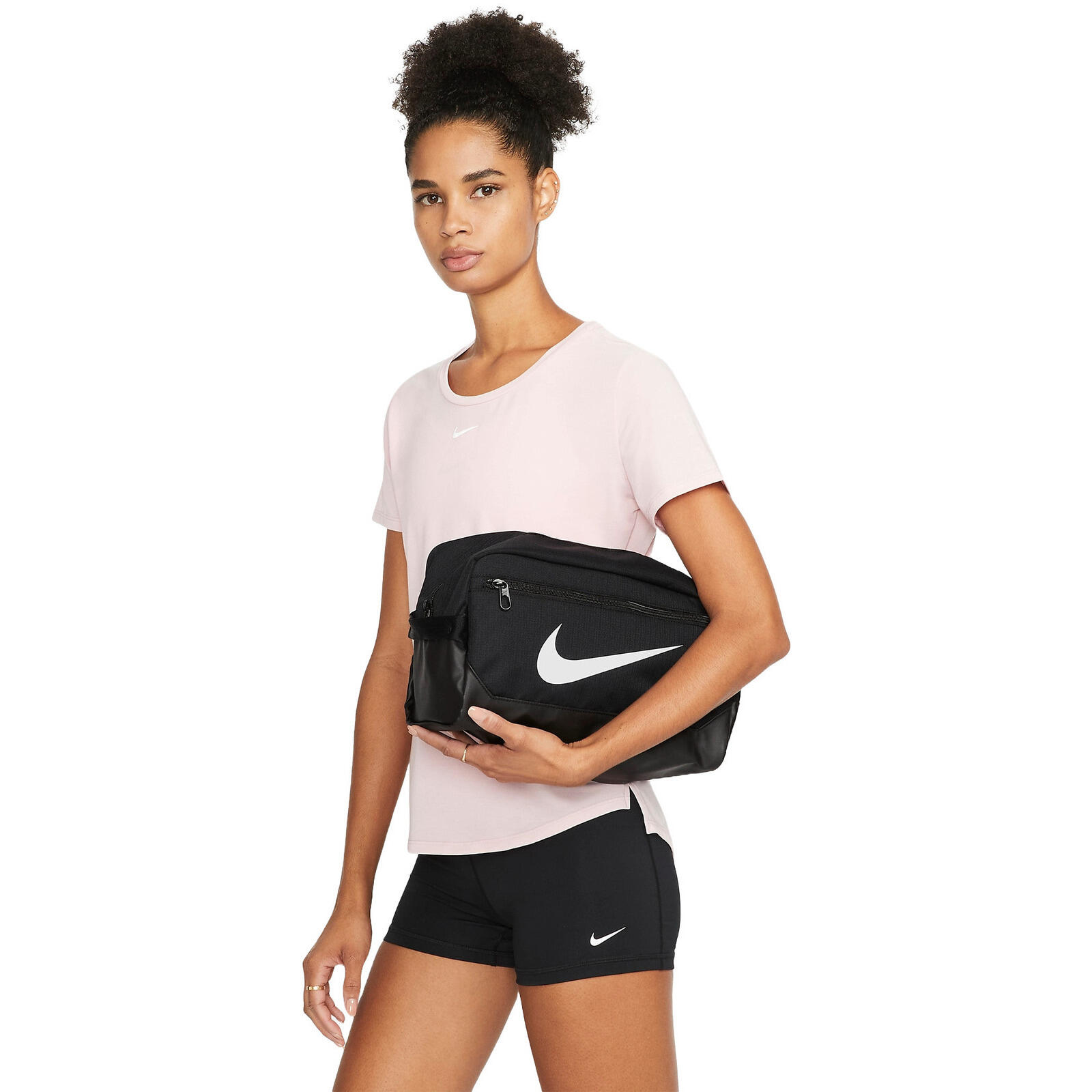 NIKE Bolsa para zapatillas Nike Brasilia 9.5 11L, Negro, Unisexo