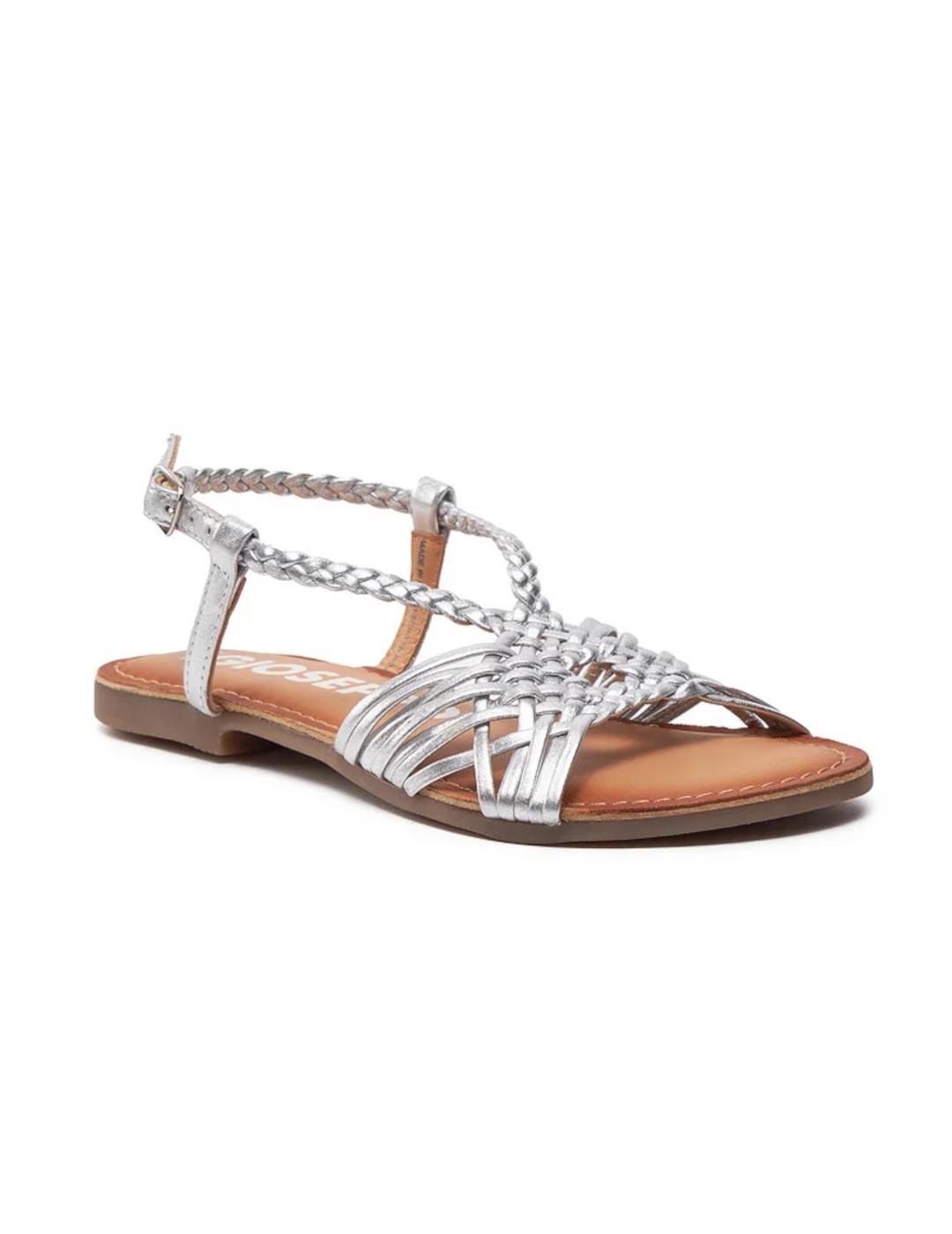 Sandalias para Mujer Gioseppo  Plateado 3/5