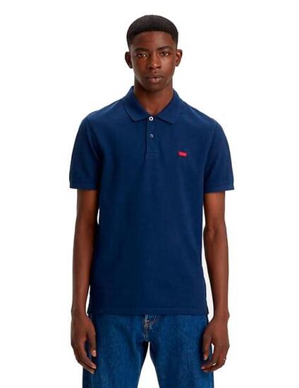 Polo a manica corta per uomo Levis Housemark Blu