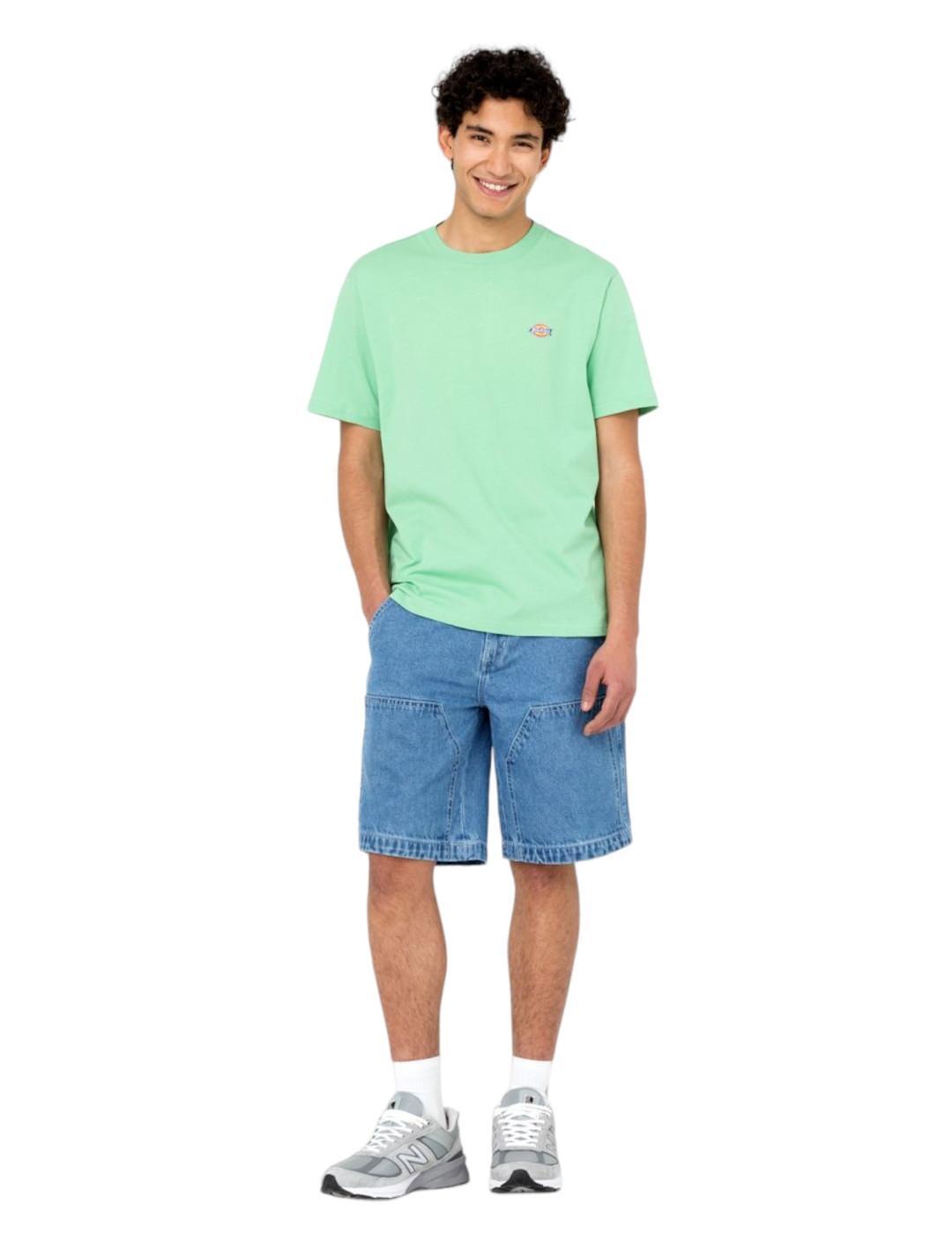 Camisetas para Homem Dickies Verde 3/5