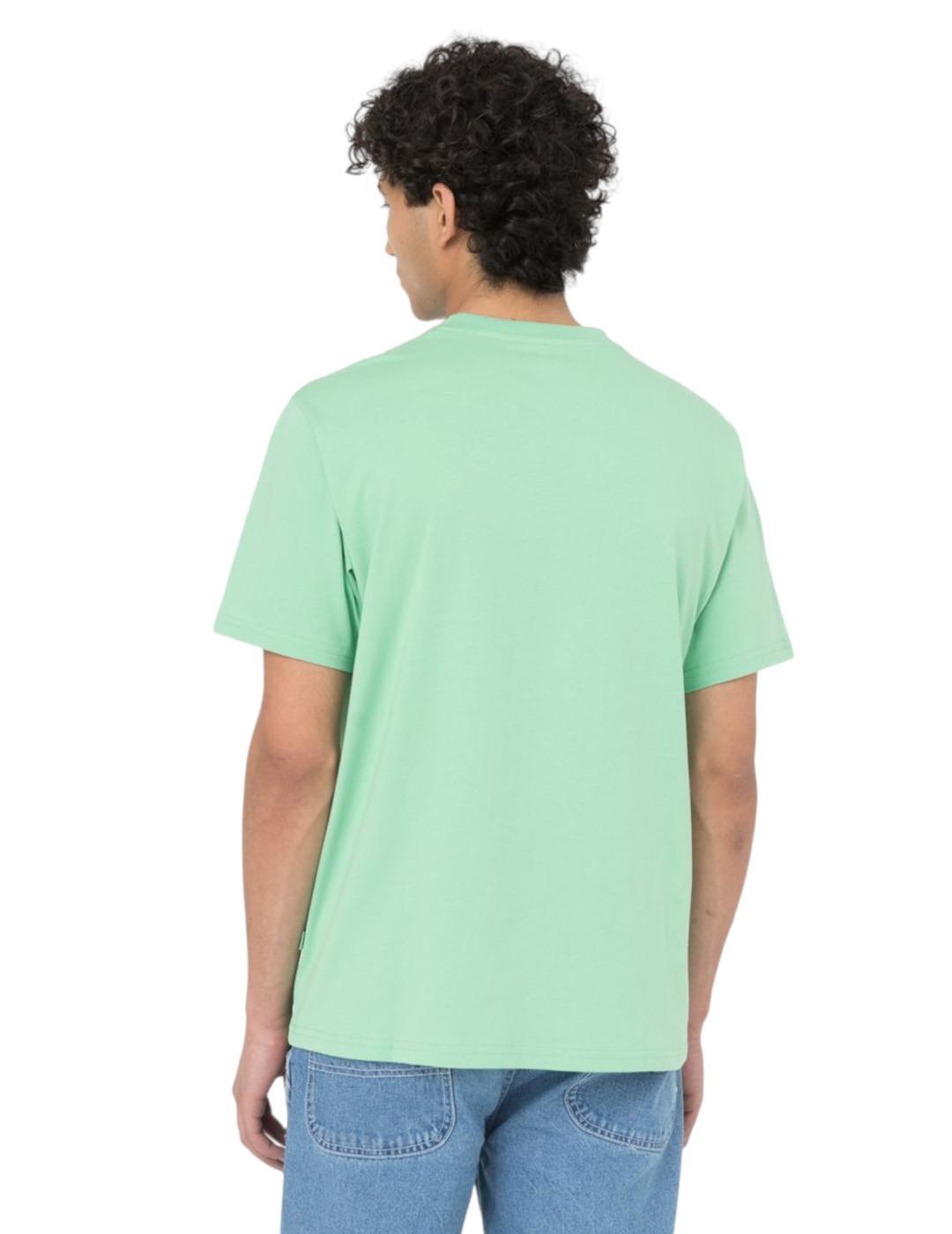 Camisetas para Homem Dickies Verde 2/5