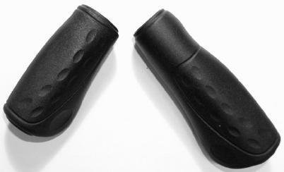 Westphal Fiets Handvat #436 Ergonomisch Softgrip 92/122mm - Zwart 2/2