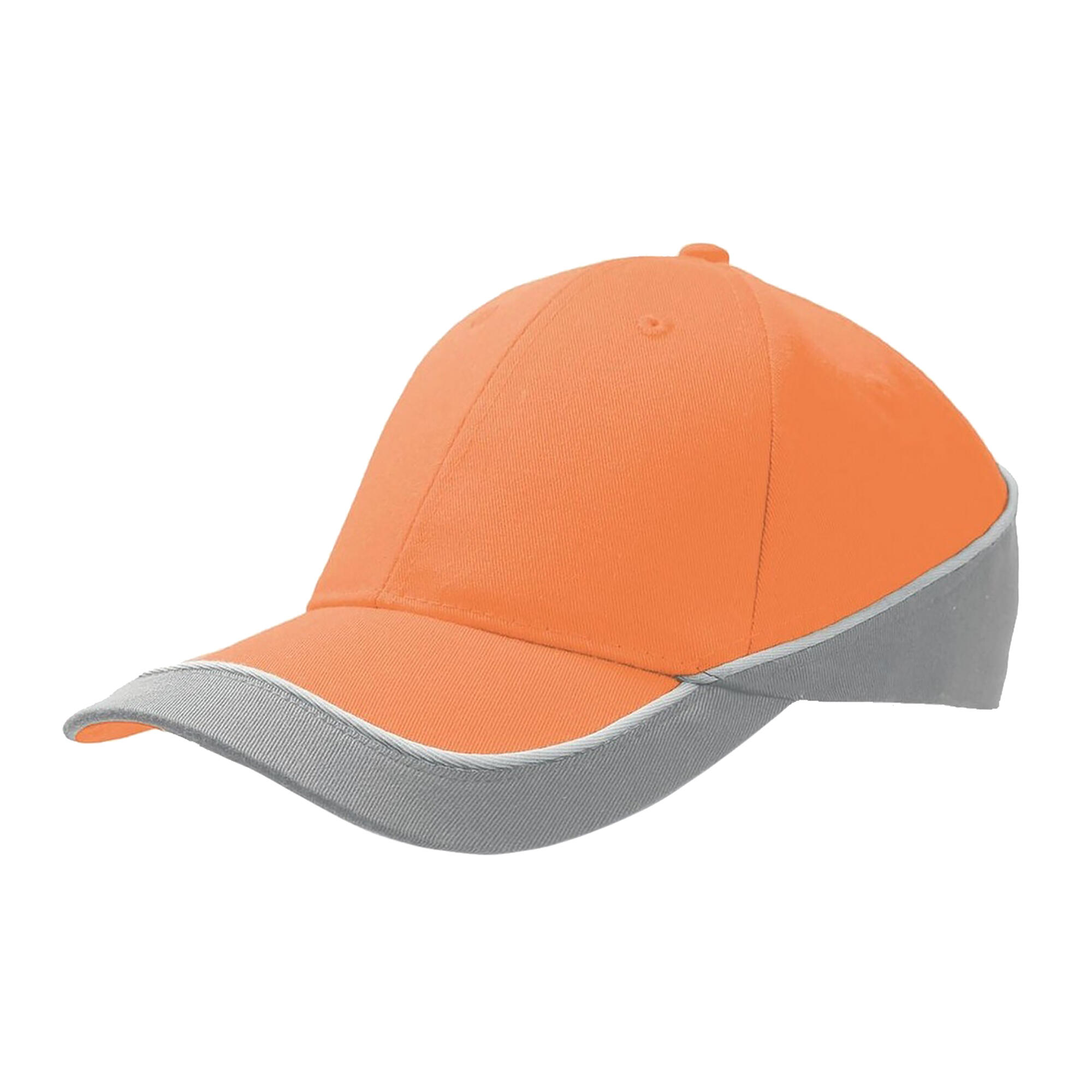 ATLANTIS Racing Teamwear 6 Panel Cap (Orange/Grey)
