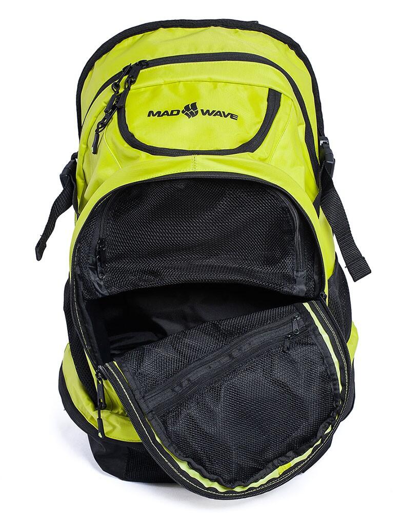 Mochila para piscina y natación LANE Amarillo Verdoso 3/5
