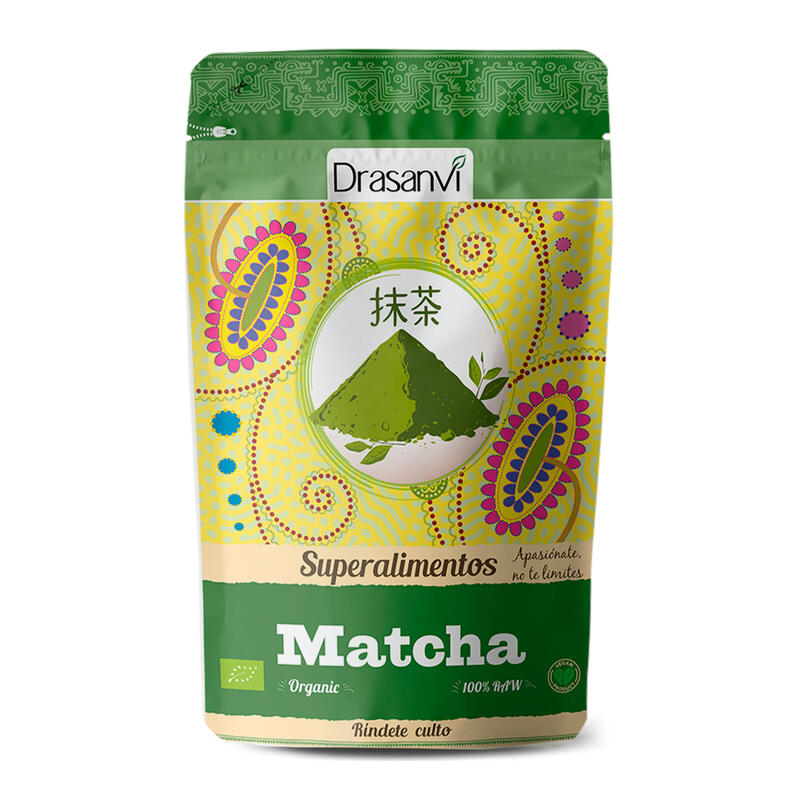 Te Matcha en polvo BIO - Superalimento Ecológico - 70Gr - DRASANVI