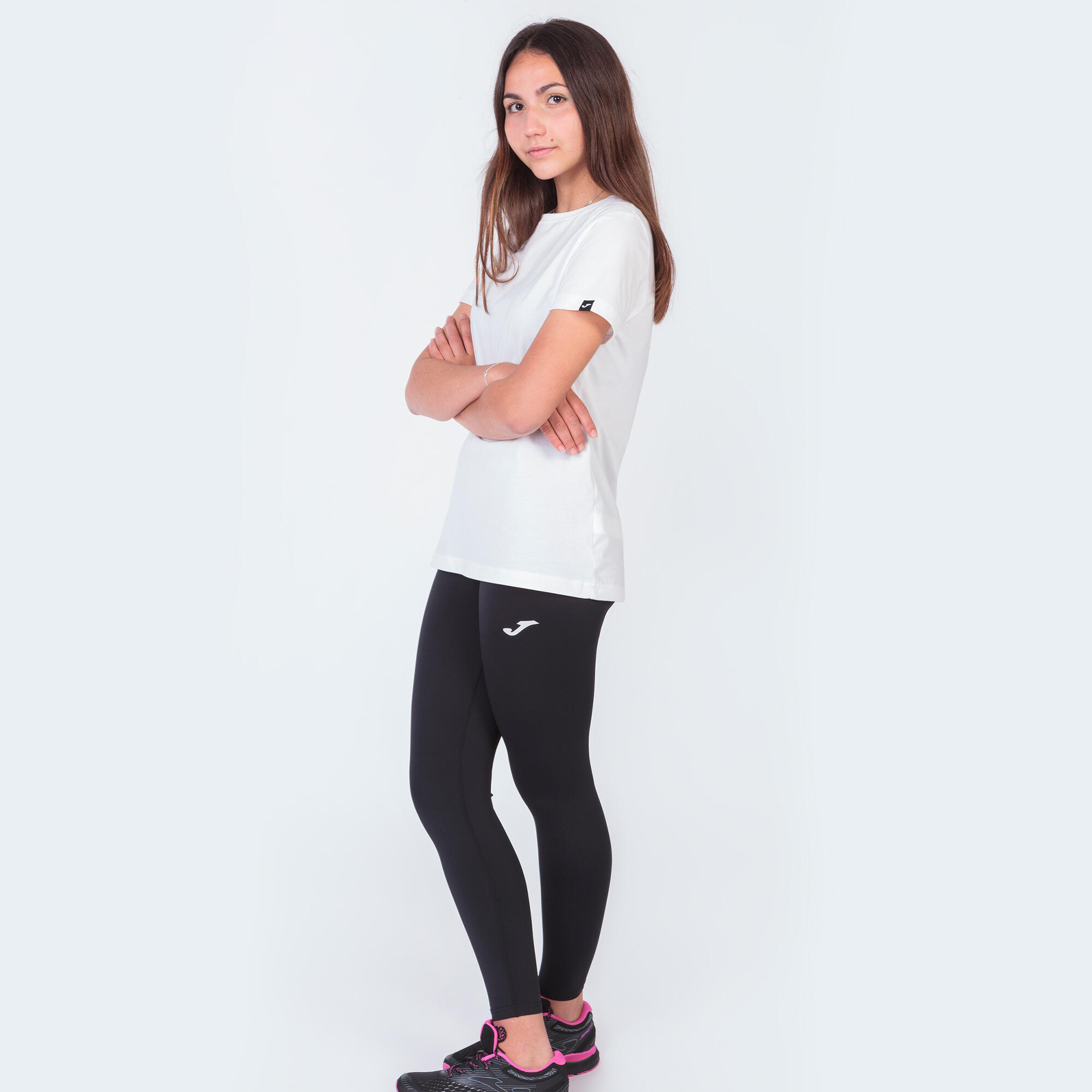 Camiseta Manga Corta Fitness Mujer Joma Desert Blanco 4/5