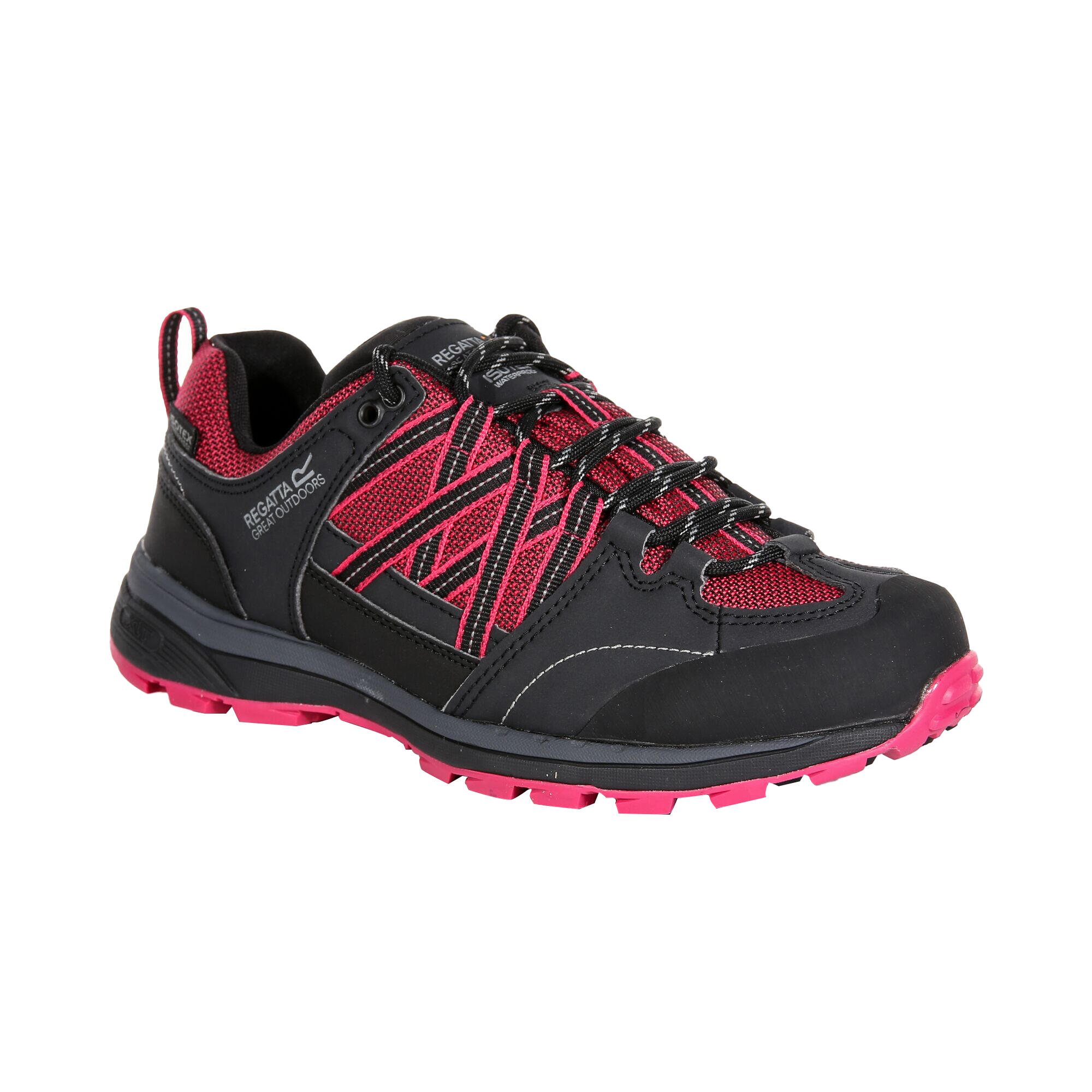 REGATTA Womens/Ladies Samaris Low II Hiking Boots (Dark Cerise/Ash)