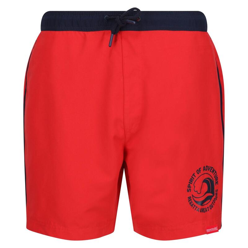 Calções de Banho Bentham Homem Vermelho/Navy de alto risco