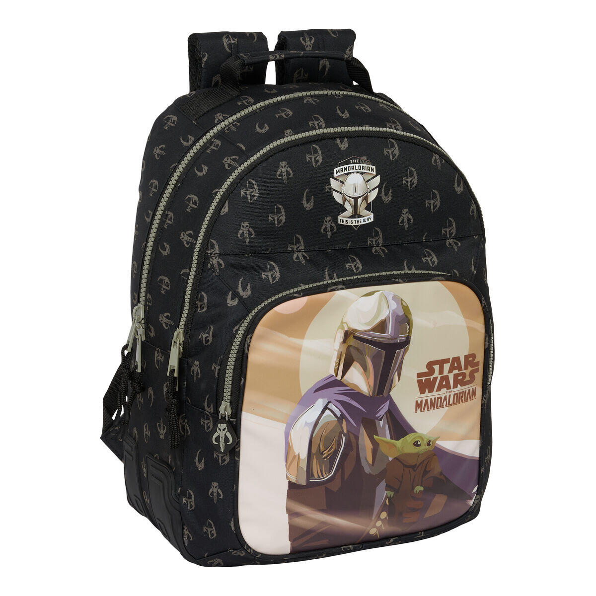 Zaino Scuola The Mandalorian This is the way Nero |  Disney